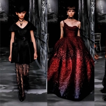 Dior2019秋冬高订告诉你 穿黑色的女生有多时髦