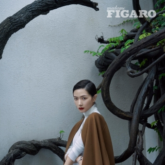 <b>万茜登《Madame Figaro》封面 利落的时装剪裁英气十足</b>