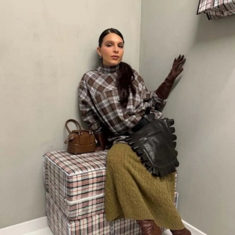 最最经典的格纹，也能穿